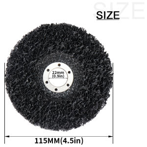 Si Fang | 5PCS 100/115/125mm Coral Disc Poly Strip Discs Grinder Strip Disc Abrasive Wheel Paint Rust Removal Clean For Angle Grinder