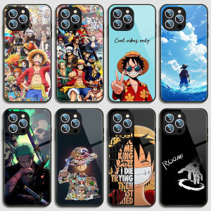 One Piece Anime Phone Case for Apple 1615 Luffy Iphone13promax Sauron 12mini Joba 14pro Ace 11 Tempered Glass 678plus Protective Case XR