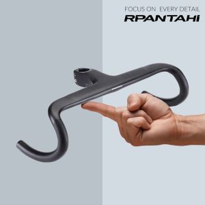 Rpantahi | Carbon Fiber Lightweight High-Strength Internal Cable Routing Dual Disc Brake Handlebar