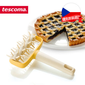 Creative Czech Tescoma Needle Roller Pinch Pasta Maker Pizza Base Rolling Pin Baking Kitchen Tool DIY Household Appliances