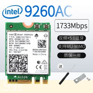 Intel Ax200 9560 9260ac 8265ac 7260ac 3160ac 3165ac 7265ac การ์ดเครือข่ายไร้สาย Gigabit Ethernet 2000mbps ยี่ห้อใหม่