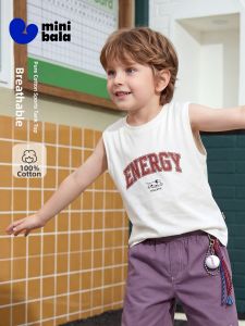 MINI BALA | Cotton Soft Breathable Tank Top for Boys