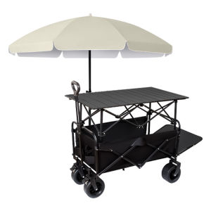 HEIFAN | Portable Foldable Vendor Trolley Cart