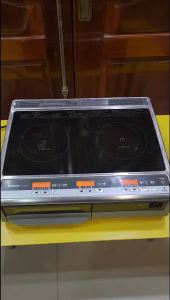 Bếp từ dương nội địa Nhật (Japan) National KZ-K221C (612075C) 2 từ có lò nướng_Hàng nội địa Nhật đã qua sử dụng