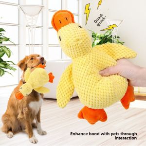 Dog Toy Duck Sound Making Chew Resistant Large Dog Small Dog Corgi Pet Energy Expenditure Products Fun And Interactive
