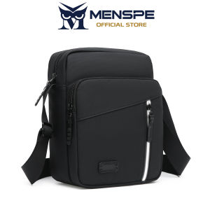 MENSPE Fashion Shoulder Bag Mens Waterproof Messenger Bag Travel Bag Business Bag Lightweight Phone Bag Large Capacity Cross Body Bag Casual Bag Fashion Leisure Sport Street Bag for College Student