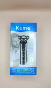 Alat Cukur Kumis & Jenggot: Shaver Kemei KM-774 Waterproof 3 Mata Pisau