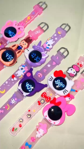 LED-Jam Tangan Digital Anak Pemakaian yang nyaman Dengan Tampilan Karakter Lucu Cocok Untuk Hadiah Anak