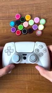 12Pcs Strawberry Silicone Thumb Stick Grip Cap Joystick Button Case Cover for N Switch Lite NS Joy-Con Wii Gamepad Controller