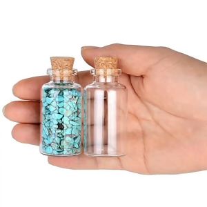 Lọ Đá Thạch Anh Nhiều Màu Trang Trí Bàn Học Bàn Làm Việc Lọ Đá Cao 7CM Quà Tặng Đáng Yêu