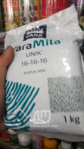 Pupuk NPK 16 16 16 Yaramila Unik 1 Kg Kemasan Pabrik