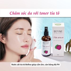 Nước cất tía tô -Toner tía tô Befine sáng da giảm nhờn -Hydrosol tía tô