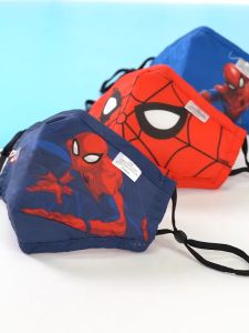 หน้ากากเด็กกันฝุ่น Disney อายุ 3-8 ปี ผ้าปิดจมูกสำหรับเด็ก ผ้าฝ้ายมัสลิน ล้างทำความสะอาดได้ หน้ากากเด็ก