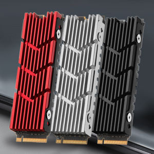 M.2 2280 SSD tản nhiệt rỗng SSD Cooler tản nhiệt NVMe NGFF Hợp kim nhôm với Silicone nhiệt pad cho ps5 Bảng điều khiển trò chơi