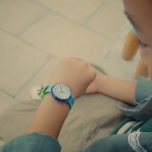 Flik Flak Flip It Blue! (FPNP184) Blue RECYCLED PET Kids Watch