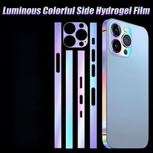 Laser Frame Protective PPF Hydrogel Film Sticker Lens Stickers For iPhone 16 Pro Max 15 Pro Max 14 Pro Max 13 Pro Max 12 Mini Anti-Scratch Border Film Protective Skin