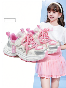 Barbie | Spring/Autumn Soft Bottom Casual Shoes for Girls Mid to Large Kids Dad Style