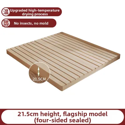 Solid Wood Japanese Low Platform Bed Ventilation And Moisture Proof