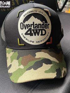 Overland Cotton Camouflage Street Style Hat for Men Women Adjustable Outdoor Sports Running Ballcap with Embroidered Logo