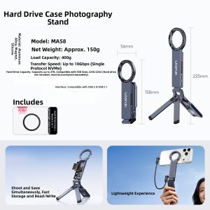 Ulanzi | Magnetic Storage SSD Box Phone Photography Stand