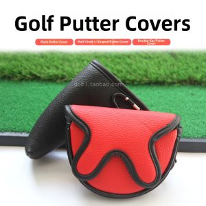 Waterproof PU L-Shaped Half Round Golf Putter Cover