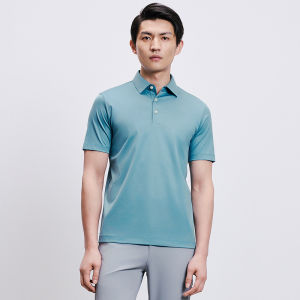 KALTENDIN | Smooth No-Iron Liquid Ammonia Polishing Mens Polo T-Shirt