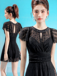 XTEP | Slenderizing Tummy Control One-piece Swim Dress