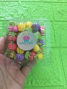 Coklat Karakter Buah-buahan Kecil isi 45 pcs
