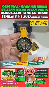JAM CATERPILLAR ORIGINAL CATERPILLAR CAT ME.145.27.137 - MEN CT - RESIN - KUNING - JAMDUNIA / JAM DUNIA JD18 # JAM TANGAN PRIA JAM PRIA JAM TANGAN ANTI AIR $ JAM TANGAN CATERPILLAR ORIGINAL ME 145 27 137 CATERPILLAR ME.145 CATERPILAR ME145