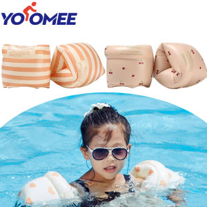 Yoomee 1Pair Arm Swimming Rings Toddler Arm Float Rings Arm Bands Kids Swim Arm Floaties Toddler Inflatable KidsSafety Swimming