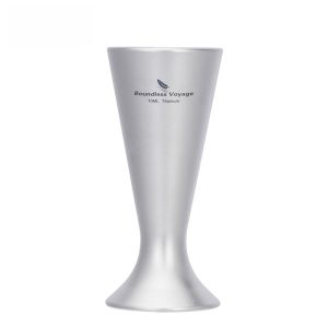 Pure Titanium Wine Cup Ultra Lightweight Portable Single Layer Shot Glass Molds High End Drinkware One Piece Casting 10L