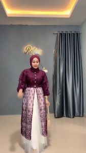 Azzura outer brokat kondangan by. Clamira