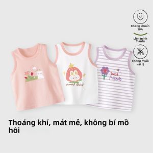 TONGLIANCHUXIN | Áo Thun Bamboo Cotton Mỏng Hè 3 Cái