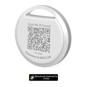 กระเป๋าติดตามตัวด้วย QR Code สำหรับ Android ป้องกันการสูญหาย ใช้งานร่วมกับแอป Googles Find My ค้นหาสิ่งของอัจฉริยะในบ้าน สำหรับ Xiaomi และ Pixel