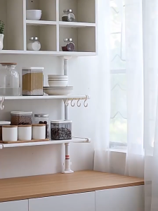 【SG 12h ship】Microwave Rack Adjustable Oven Rack Shelf Kitchen Countertop Organiser Rack Oven Stand Toaster Rack