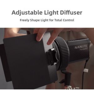 NANLITE | Focus Control Spotlight Lens with Four-leaf Shutter for Forza60W
