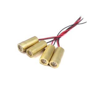 9mm Laser Diode Red Laser Head Dot Line Cross Spot 5mW 650nm 3V 20mA Copper Housing for Level Laser Pointer Long Distance