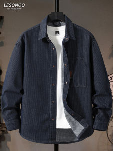 LIANSENNIAO | Áo Khoác Jeans Nam Rộng Rãi Phong Cách Retro