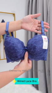 Women Bra Plus Size Wired Lace [Alya Bra Shop]