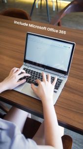 AMOLI Laptop「 Bisa Lipat 360° 」Baru Mini touchscreen derajat laptop 116 inci Intel N4020 / 133 inci Intel N4000 RAM 8GB+256GB SSD IPS Layer Bouns Instalasi Windows 11 Pro + Office ori murah Siswa Bekerja 2 in 1 leptop