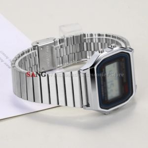 for CASIO F-91W/A158/A159/A168/A169/B650/AQ230 /AE500W Stainless Steel Strap Vintage Watchband 18/20mm Ultra-thin Metal Bracelet