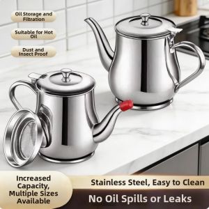BAIXITANG | Thickened Filtering Home-use Oil Storage Jug