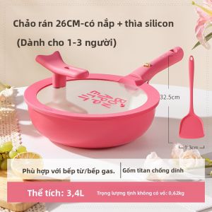 CAROTE | Chảo Đa Năng Không Dính Tay Nắm Tháo Rời Dùng Được cho Bếp Gas và Điện