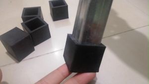 1x1 inch (25MM) SQUARE OUTER HEAVY DUTY Tubular Rubber Footings /Stopper(sold by 4/12/20/40/100 PCS) Rubber Stopper 1 Inch Rubber Stoppers - Lazada