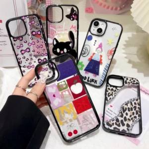 Luxury Star Acrylic Phone Case For iPhone 17 18 Pro Max 18 Pro 16 13 15 11 12 14 Air Shockproof Fundas Transparent Capinha Caha