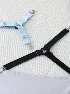 Kẹp ga trải giường chống xê dịch cố định và giữ phẳng drap ga phủ giường Bộ 4 cái (Giao màu ngẫu nhiên)