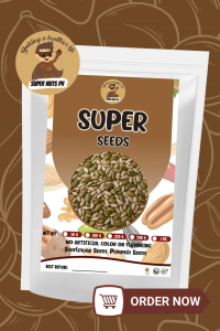 SuperNuts PH Super Seeds Mix | Premium Pumpkin & Sunflower Seeds | Healthy High Protein Snack | 1kg