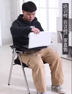 เก้าอี้นั่งเรียน เก้าอี้เลคเชอร์ พับเก็บได้ ใช้งานสะดวก สินค้าพร้อมส่ง