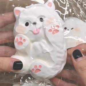 Puffy Puppy Homemade by Hand Silicone Squeezing Toy Handmade Stress Relief Toy Gift Food Grade Decompression Artifact