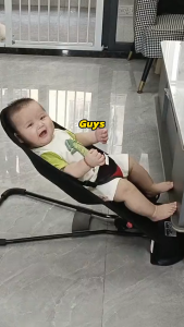 AIODIY Baby Rocking Chair Swinging Bed Baby Soothing Cradle  Recliner Chair  Foldable and Adjustable Rocking Chair  Soothing Chair